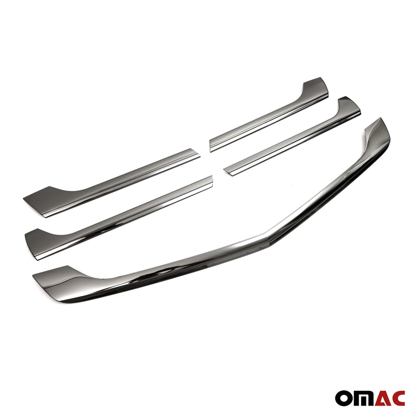 OMAC Front Bumper Grill Trim for Mercedes Sprinter W906 2014-2018 Steel Dark 5x 4724082B