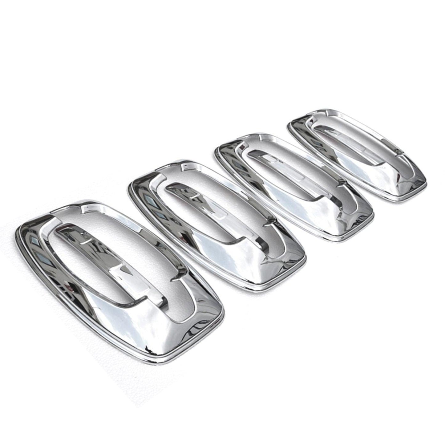 OMAC Car Door Handle Cover Protector for RAM ProMaster 2014-2024 Silver Chrome 8 Pcs '2523041