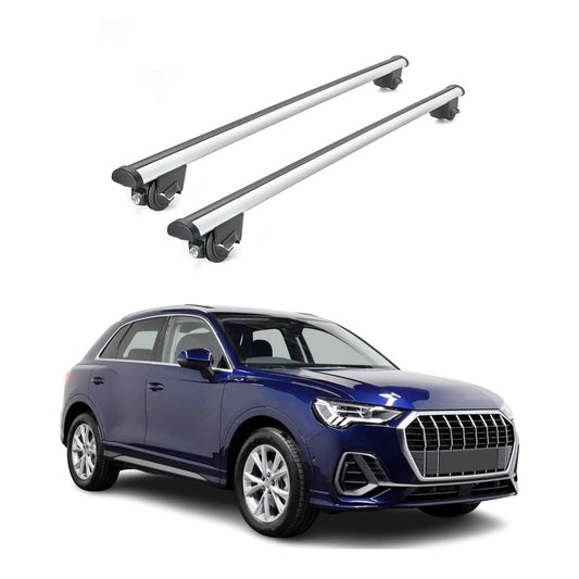 2019-2024 Audi Q3 Roof Rack Cross Bars Silver
