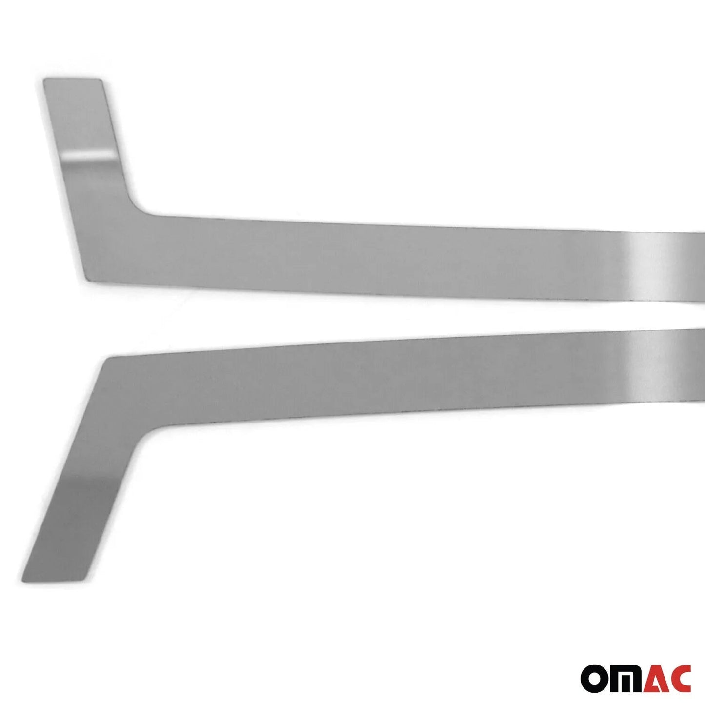 2014-2020 Nissan Rogue Trunk Wing Side Trim Silver Stainless Steel 2 Pcs