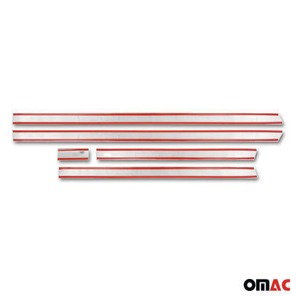 OMAC Side Door Molding Trim for VW T5 Transporter 2003-2015 L1-LHD Steel Dark 5x 7522131B