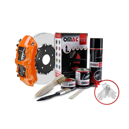 OMAC Brake Caliper Epoxy Based Car Paint Kit Arizona Orange Glossy High-Temp