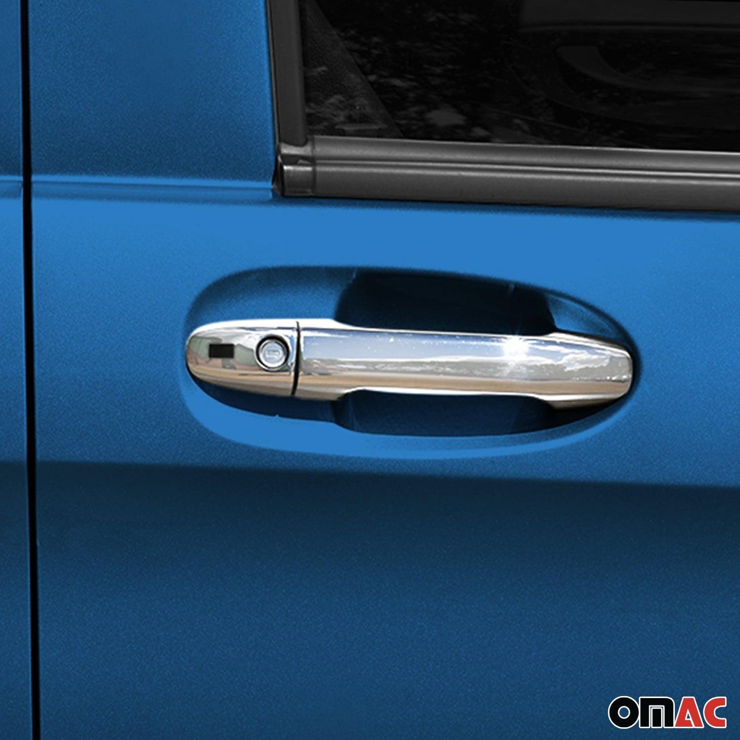 OMAC Car Door Handle Cover Protector for Mercedes Metris 2016-2024 Keyless Steel 6x '4733041