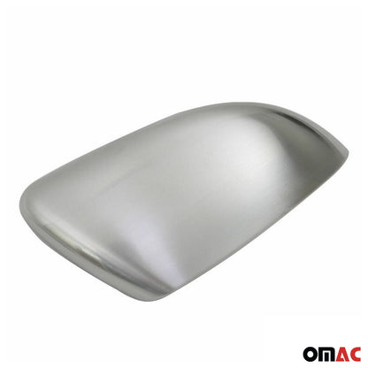OMAC Fits VW Golf Mk6 2010-2014 Brushed Chrome Side Mirror Cover Cap 2 Pcs S. Steel 7518111T