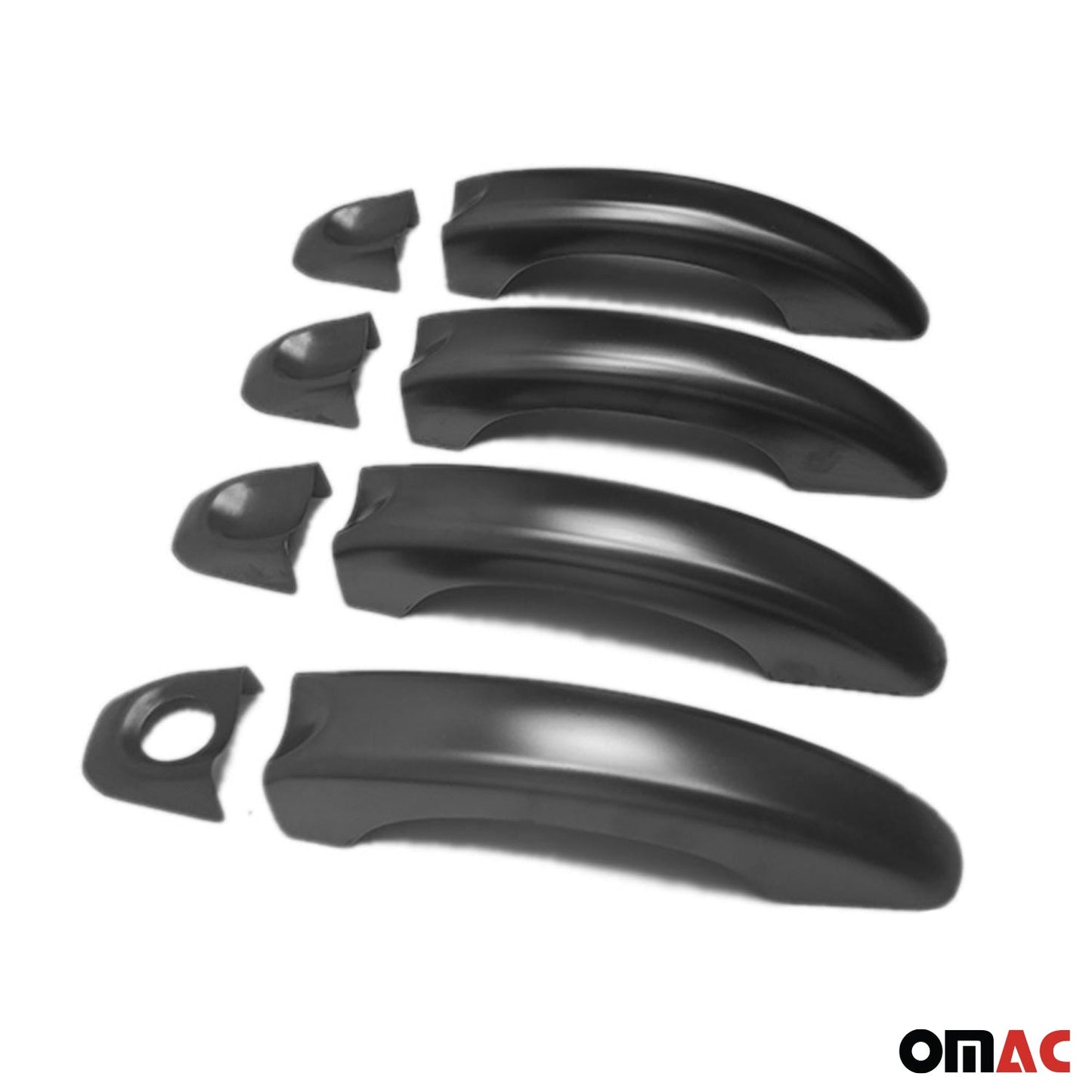 OMAC Car Door Handle Cover Protector for VW Amarok 2010-2020 Dark 8 Pcs 7535041B