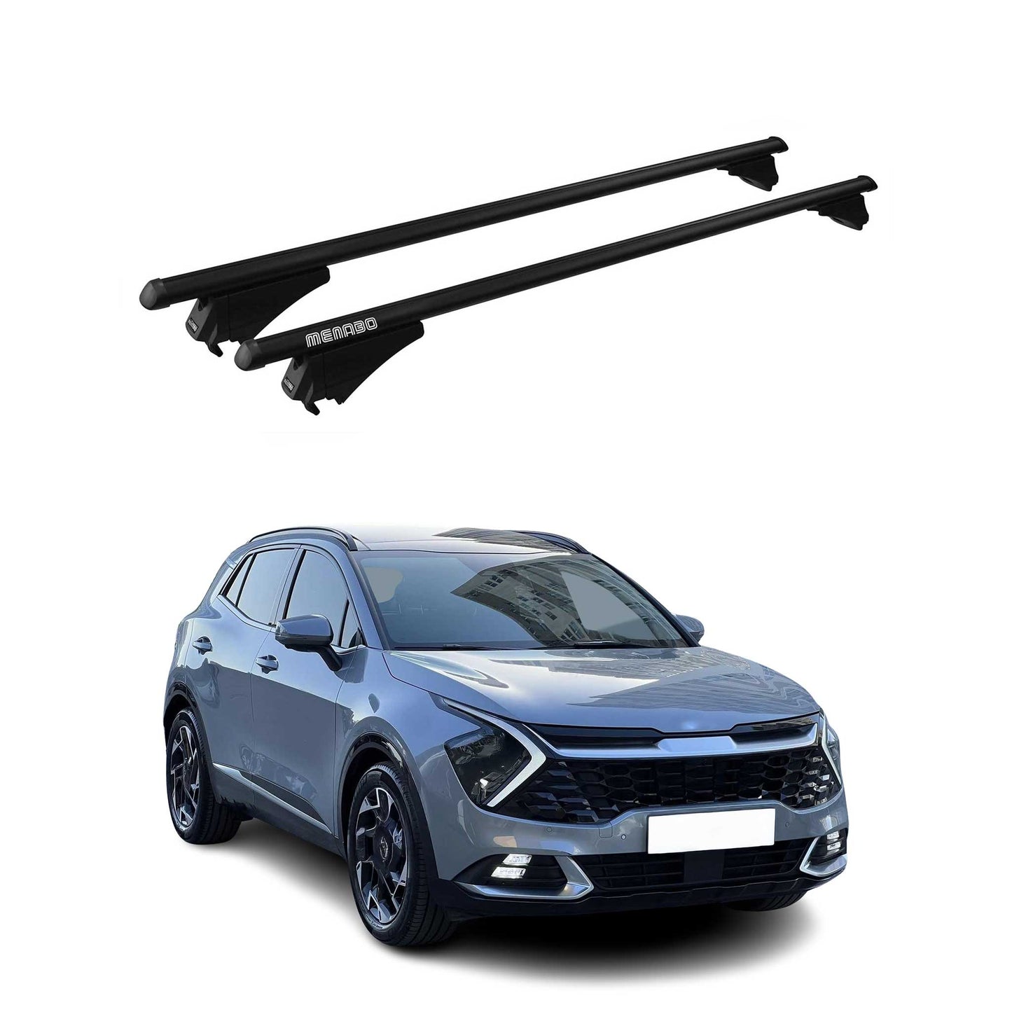 2023-2026 Kia Sportage Roof Rack Cross Bars Black