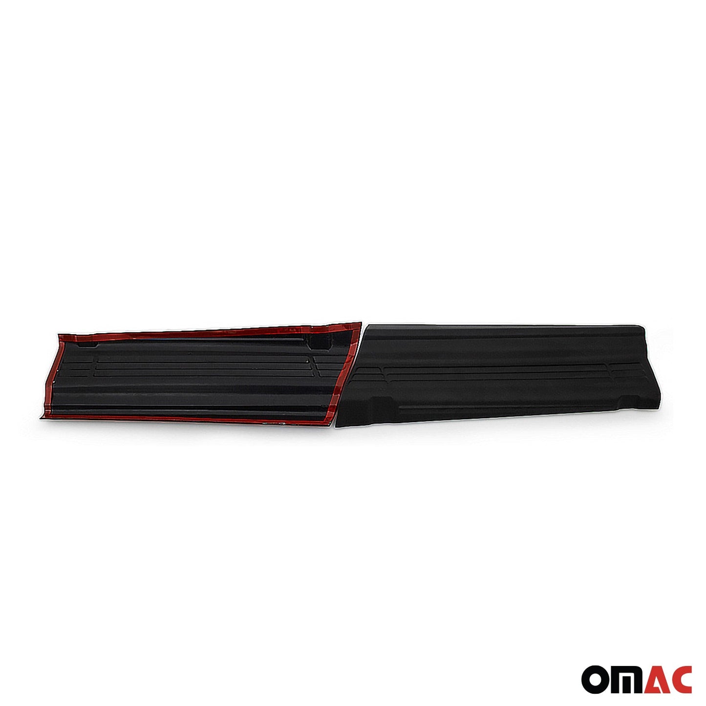 OMAC Door Sill Scuff Plate Scratch Protector for RAM ProMaster 2014-2024 Black 2 Pcs 2523092PT