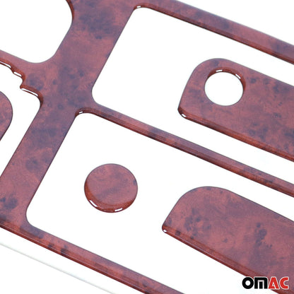 2016-2024 Mercedes Metris Wooden Look Dashboard Console Trim Kit 21Pcs