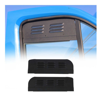 2014-2024 RAM ProMaster Car Ventilation Window Air Vent Black Aluminium 2Pcs