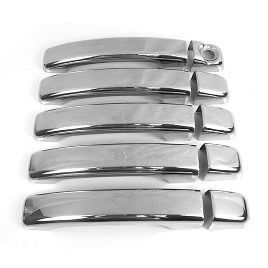 OMAC Car Door Handle Cover Protector for Nissan NV400 2010-2021 Steel Chrome 10 Pcs 6125044