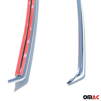 OMAC Trunk Tail Light Trim Frame for Honda Accord 2008-2012 Chrome Silver 2 Pcs 3406104