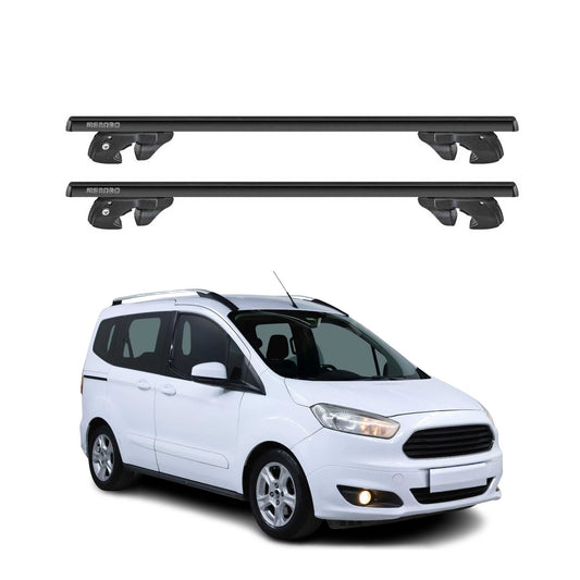 2014-2018 Ford Tourneo Courier Roof Rack Cross Bars Black