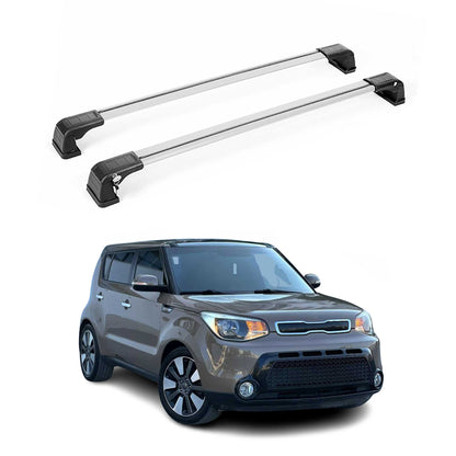 2014-2019 Kia Soul Roof Rack Cross Bars Silver