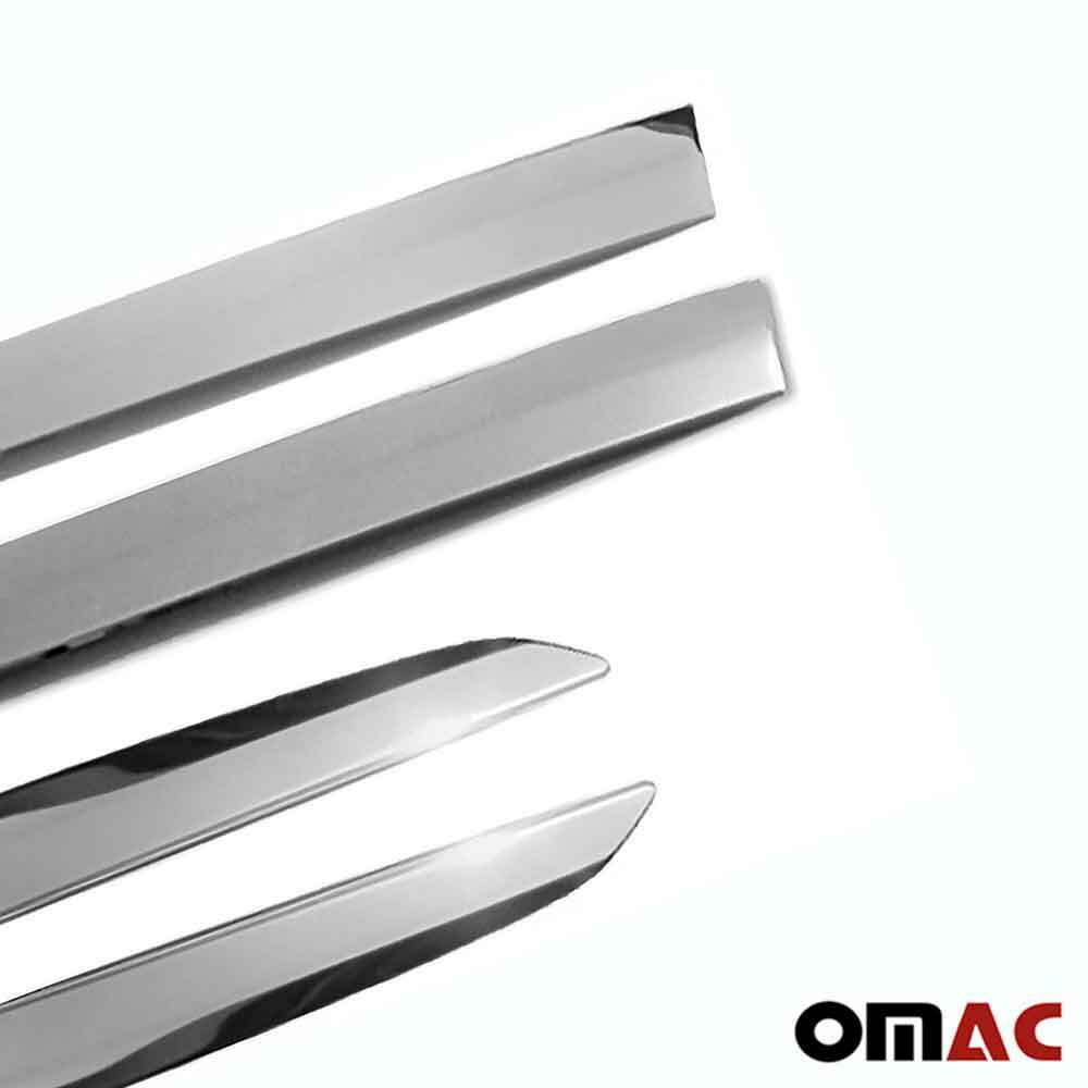 OMAC Side Door Molding Trim Skirt Garnish for Ford Transit 2015-2024 Steel Dark 4 Pcs 2625131B