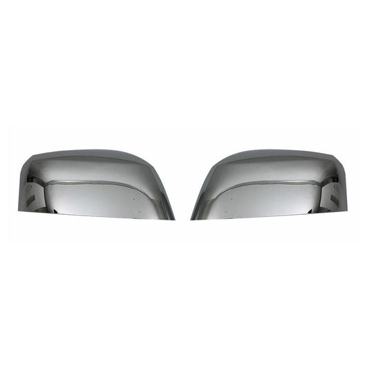 OMAC Side Mirror Cover Caps Fits Nissan Pathfinder 2005-2012 Steel Silver 2 Pcs 5003113