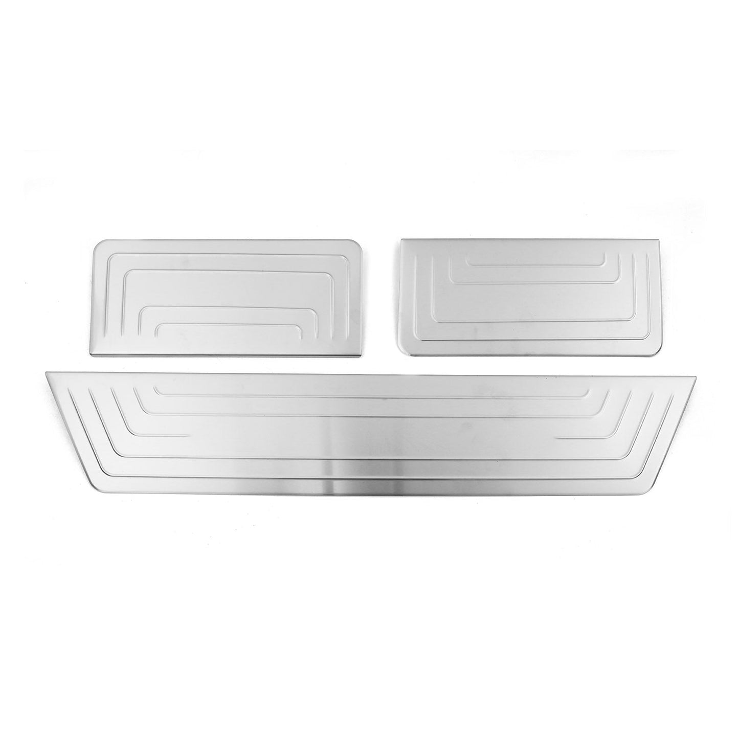 OMAC Door Sill Scuff Plate Scratch for VW T5 Transporter 2003-2015 Steel 3 Pcs 7522092NT