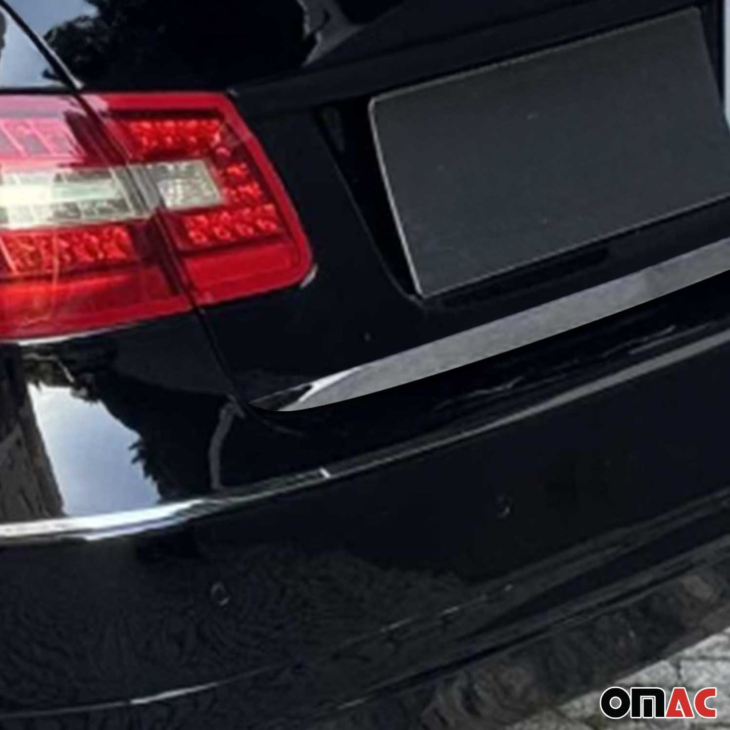 2010-2016 Mercedes E Class W212 Sedan Rear Trunk Molding Trim Stainless Steel