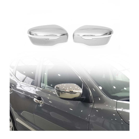 2015-2017 Nissan Juke Side Mirror Cover Caps Chrome Silver 2 Pcs