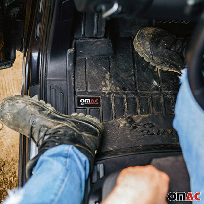 OMAC OMAC Premium Floor Mats for Chevrolet Traverse 2009-2017 Heavy Duty All-Weather '1301454