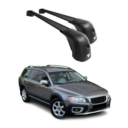 2008-2016 Volvo XC70 Roof Racks Cross Bars Black