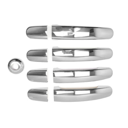 OMAC Car Door Handle Cover Protector for Ford Transit 2015-2024 Steel Chrome 8 Pcs U018936