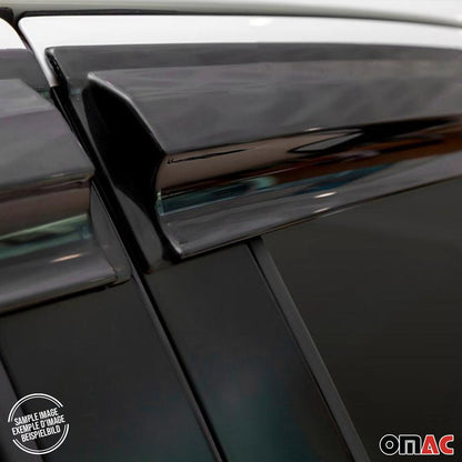 OMAC Window Visor Vent Rain Guard Deflector for Chevrolet Cruze 2011-2014 Sedan 4x 1607200