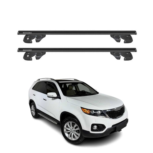2010-2013 Kia Soul Roof Rack Cross Bars Black