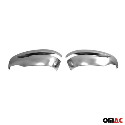 OMAC Fits Nissan Rogue Sport 2017-2022 Satin Chrome Side Mirror Cover Cap 2 Pcs 5023111S
