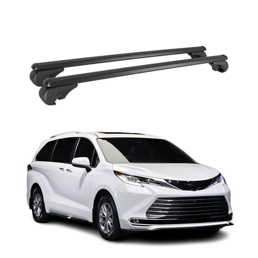2021-2025 Toyota Sienna Roof Rack Cross Bars Black