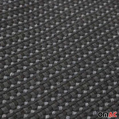 Toyota Antiperspirant Front Seat Cover Pads Black Grey 2 Pcs