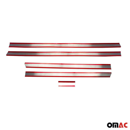 OMAC Side Door Molding Trim for VW T5 Transporter 2003-2015 L1-RHD Steel Dark 5x 7522134B