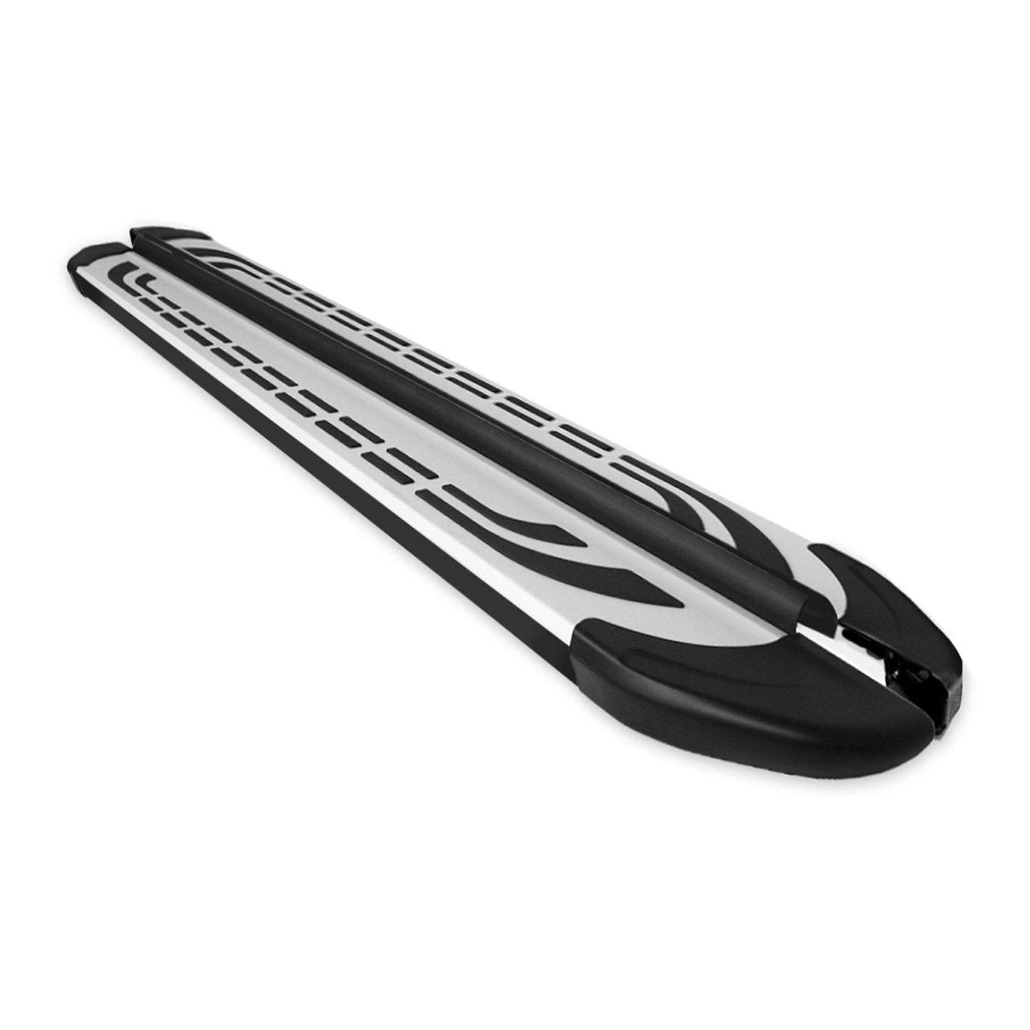 OMAC Side Step Running Boards Nerf Bars for Kia Sportage 2023-2024 Silver Black Alu 4042937GB