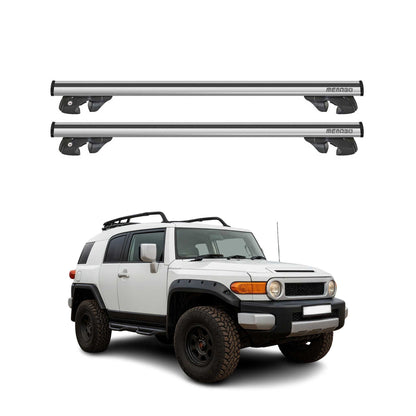 2007-2014 Toyota Fj Cruiser Roof Rack Cross Bars Silver