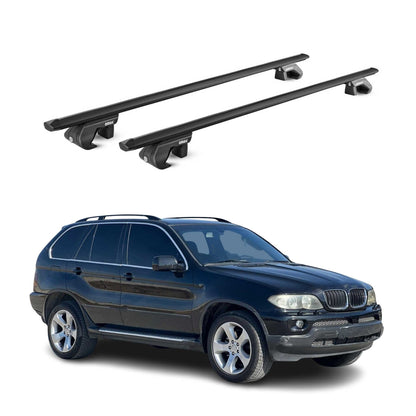 2000-2013 BMW X5 E53 E70 Roof Rack Cross Bars Black