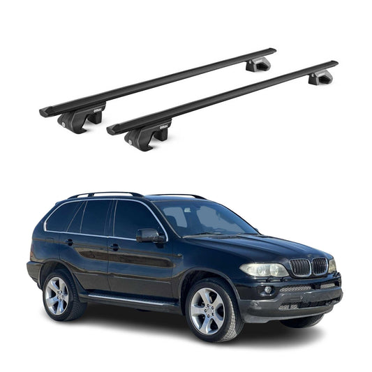 2000-2013 BMW X5 E53 E70 Roof Rack Cross Bars Black