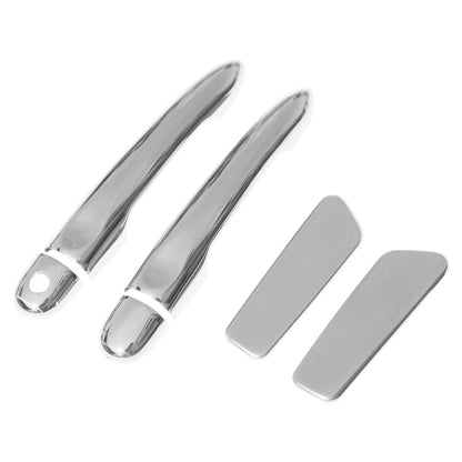 OMAC Car Door Handle Cover Protector for Renault Clio 2012-2018 Steel Chrome 6 Pcs '6116041