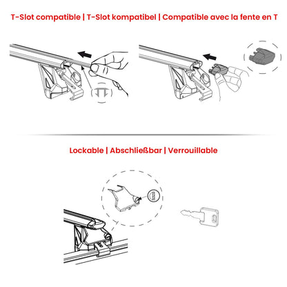 2025-2026 Toyota Crown Signia Roof Rack Cross Bars Luggage Carrier Alu Silver 2x