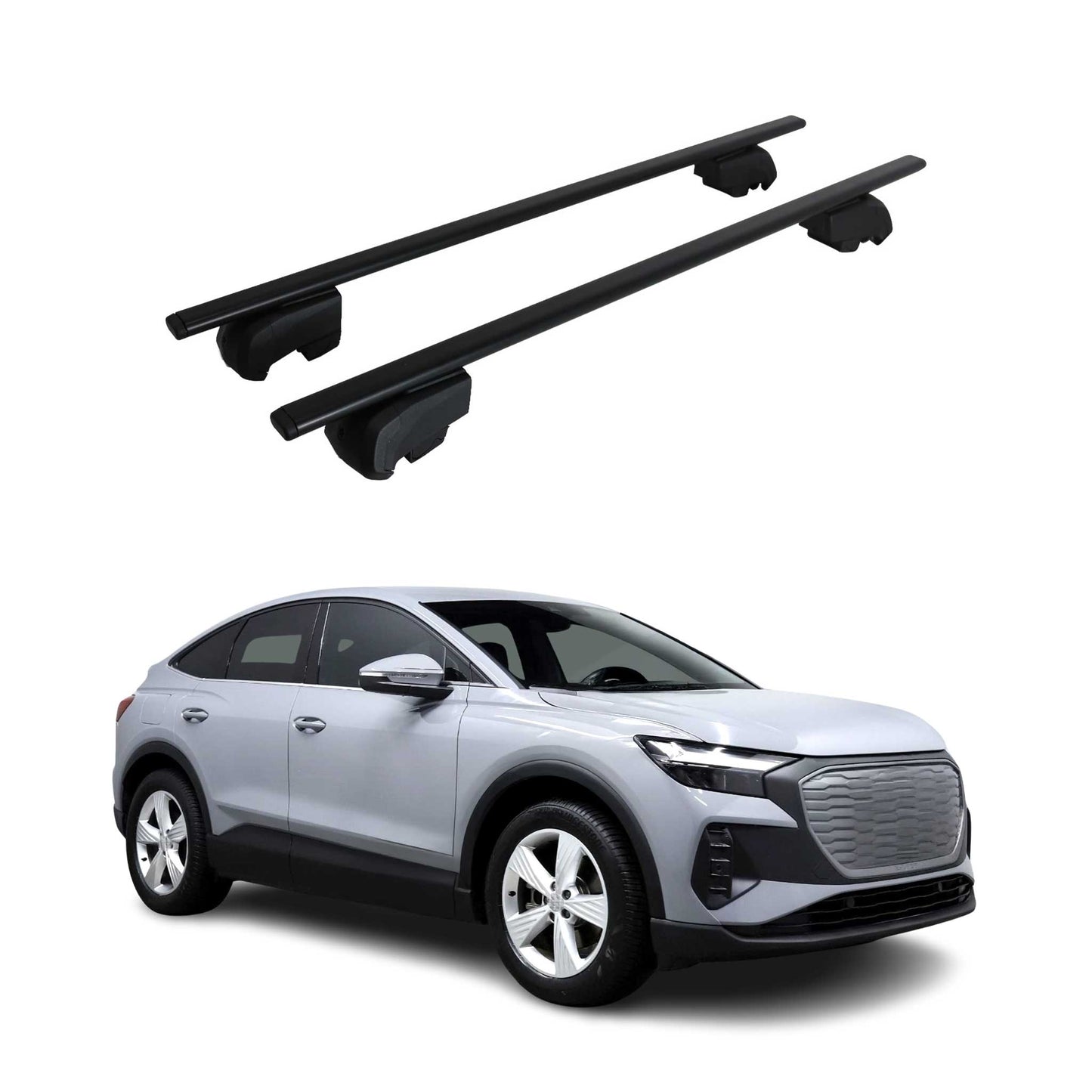 2019-2024 Audi e-tron Roof Rack Cross Bars Black