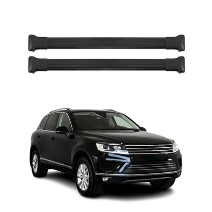 2011-2018 VW Touareg Roof Rack Cross Bars Black