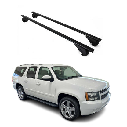 2007-2014 Chevrolet Suburban Roof Rack Cross Bars Black