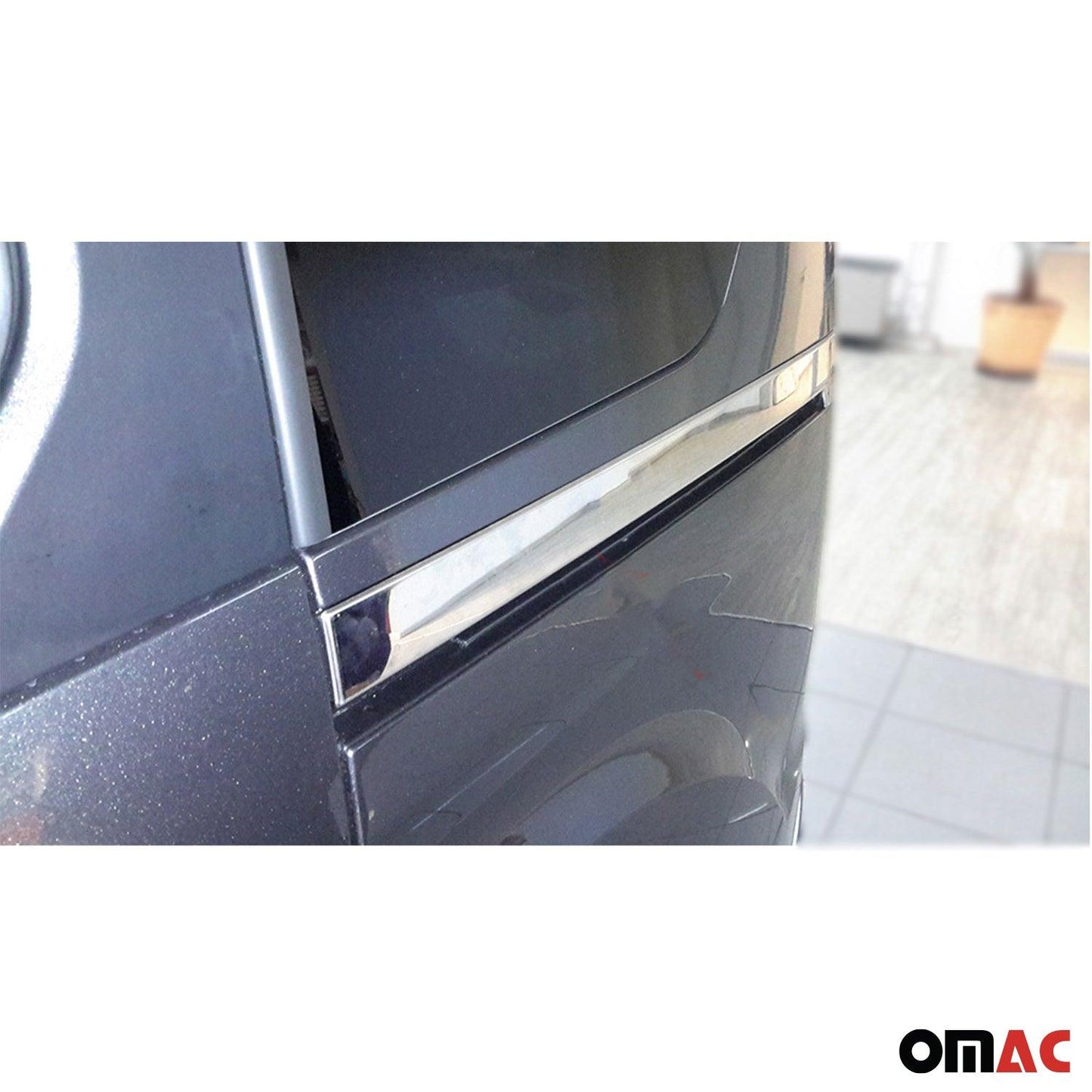 OMAC Side Door Molding Trim for Ford Transit Connect 2014-2019 L1 Steel Silver 2x 2627132