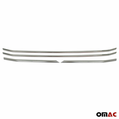 OMAC Front Bumper Grill Trim Molding for Ford Transit 2021-2024 Steel Silver 4 Pcs 2626081F