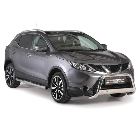 2017-2022 Nissan Rogue Sport Bull Bar Push Front Bumper Grille Stainless Steel Silver