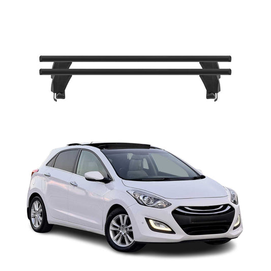 2013-2017 Hyundai Elantra GT Roof Rack Cross Bars Black