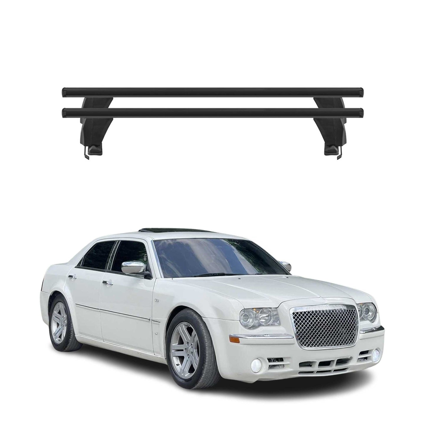 2005-2010 Chrysler 300C Roof Rack Cross Bars Luggage Carrier 2 Pcs