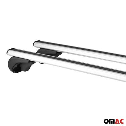 OMAC Roof Rack Cross Bars Luggage Carrier Silver for Jeep Cherokee WK 2005-2010 17029696929XL