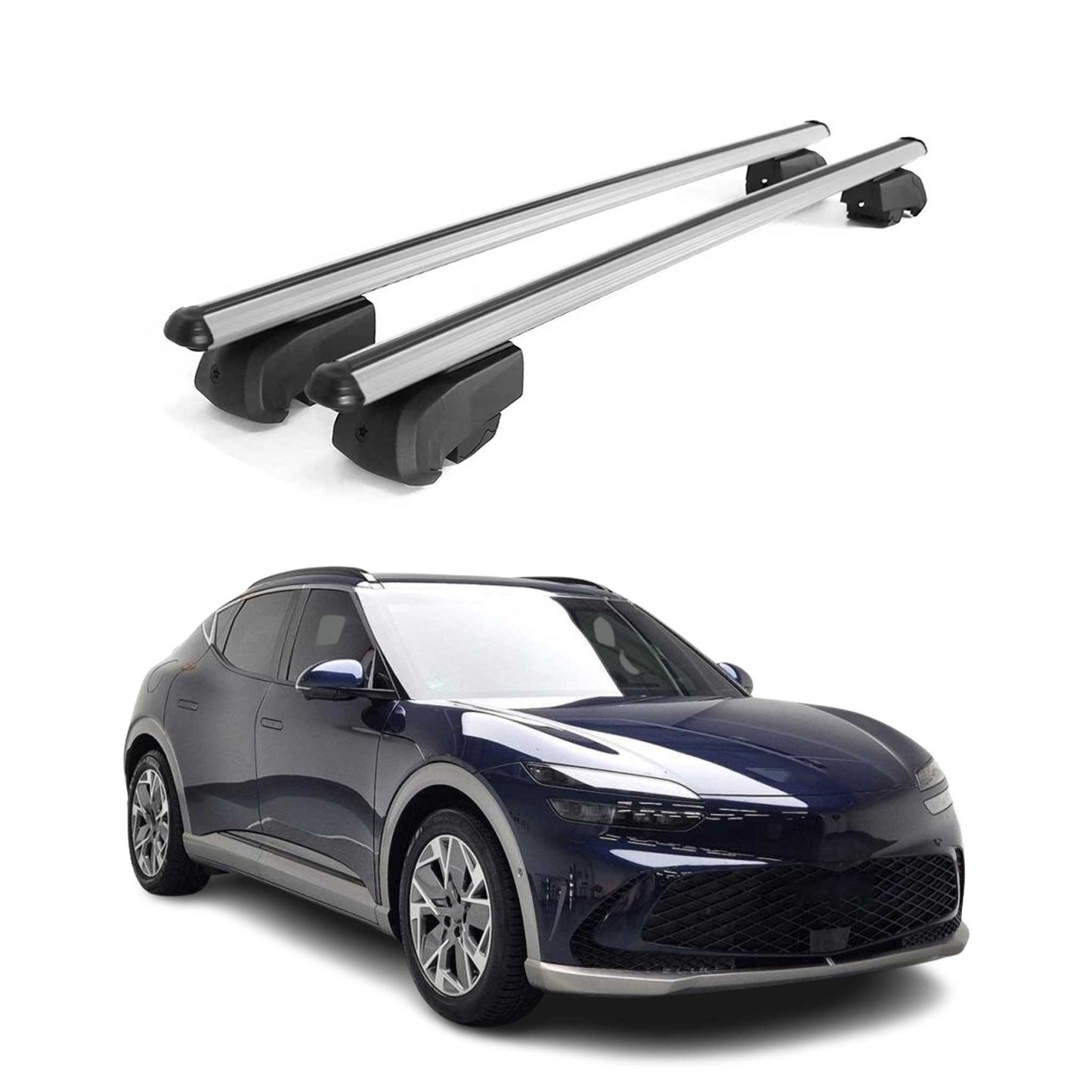 2023-2025 Genesis GV60 Roof Rack Cross Bars Silver