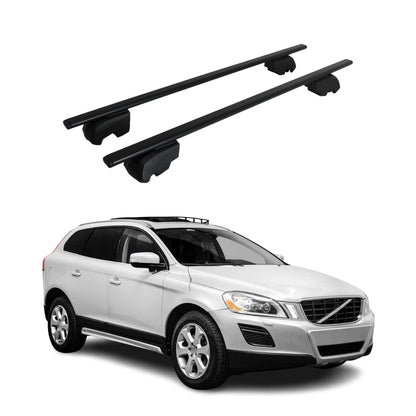 2010-2017 Volvo XC60 Roof Rack Cross Bars Black