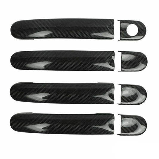 OMAC Door Handle Cover Protector for VW T6 Transporter 2015-2021 Carbon Fiber Black U015341