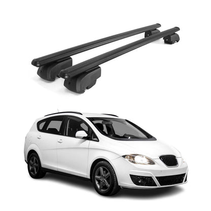 2008-2015 Seat Altea XL Roof Rack Cross Bars Black